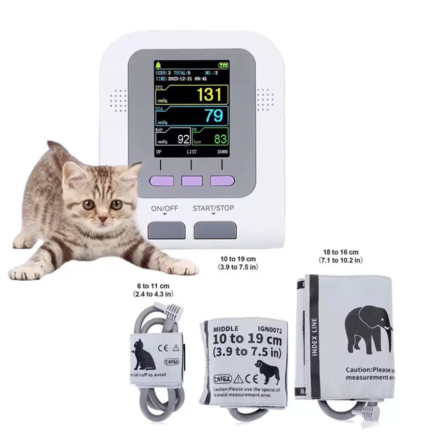 Blood Pressure Monitor - Equipamento Veterinário CONTEC08A-VET, monitor de pressão