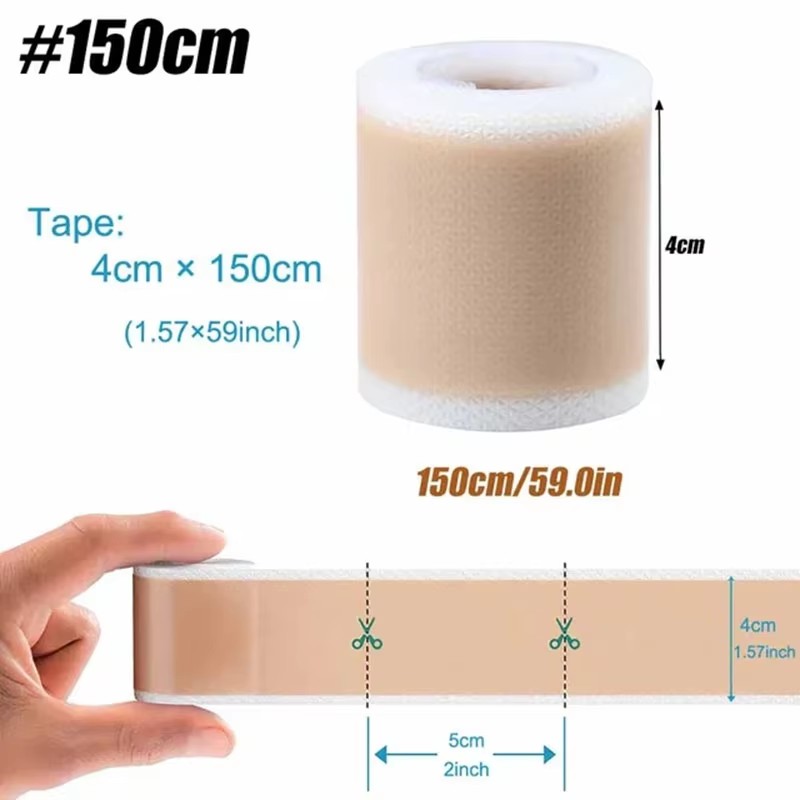 Medical Tape - 50/100/150cm silicone gel cicatriz folha remendo