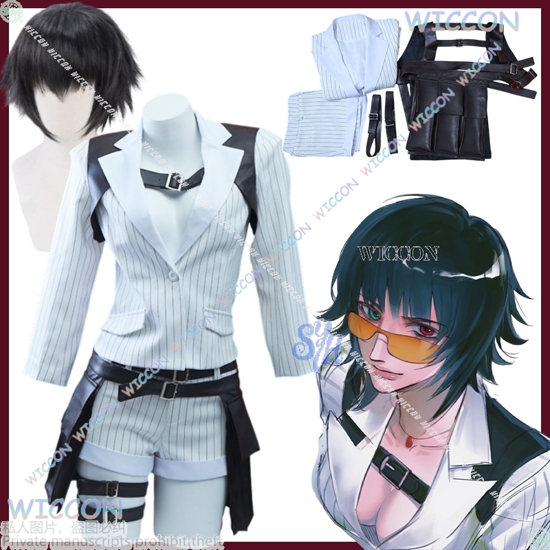 Bandage - Anime traje punk sexy decote em