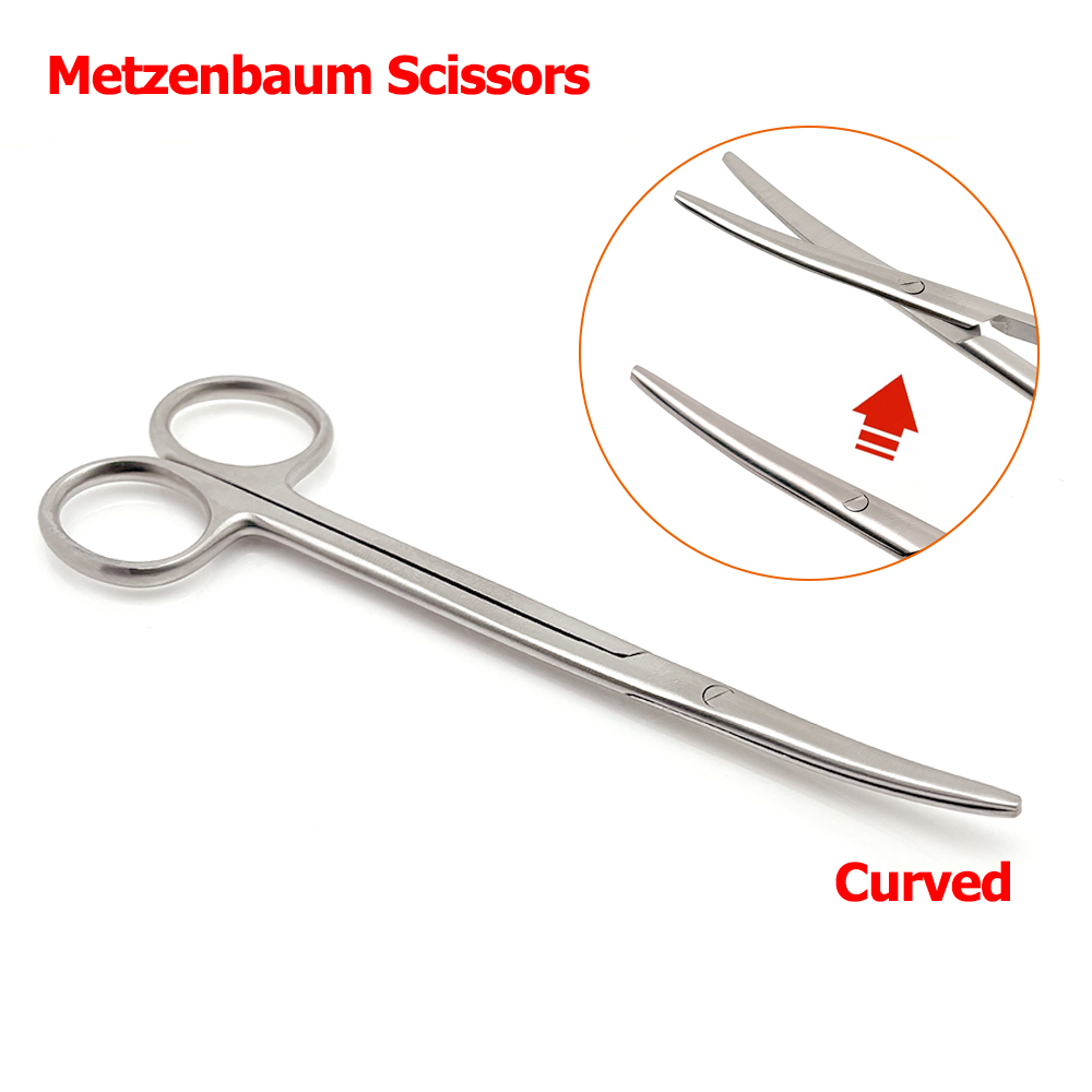 Medical Scissors - Tesoura métzenbaum tc 14cm curvada para