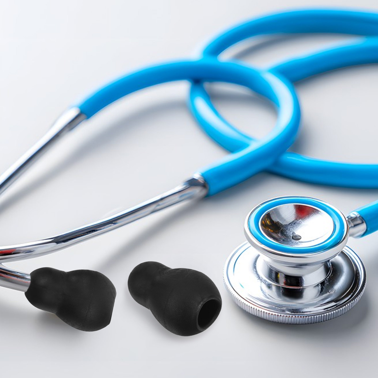 5 pares de ponteiras de silico - Stethoscope avaliação e preço