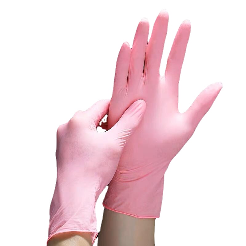 Luvas de Nitrilo Rosa Descartá - Medical Gloves avaliação e preço