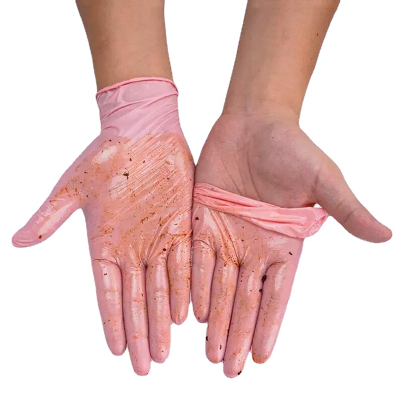 Luvas de Nitrilo Rosa Descartá - Medical Gloves avaliação e preço