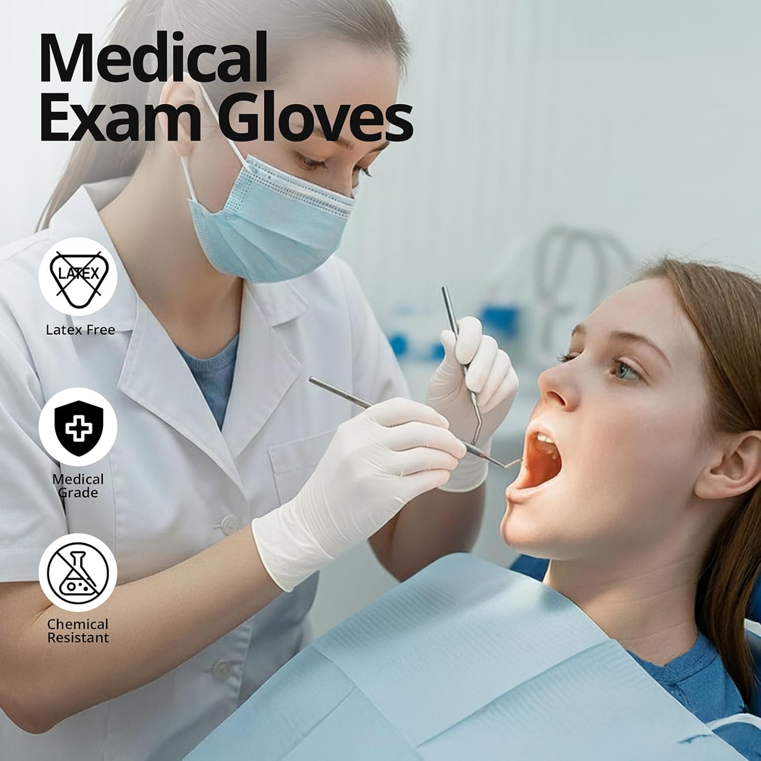 Luvas de Nitrilo Brancas de Al - Medical Gloves avaliação e preço