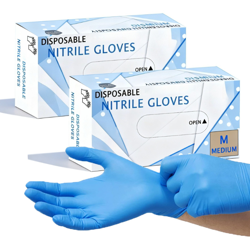 10-100 pçs luvas de nitrilo az - Medical Gloves avaliação e preço